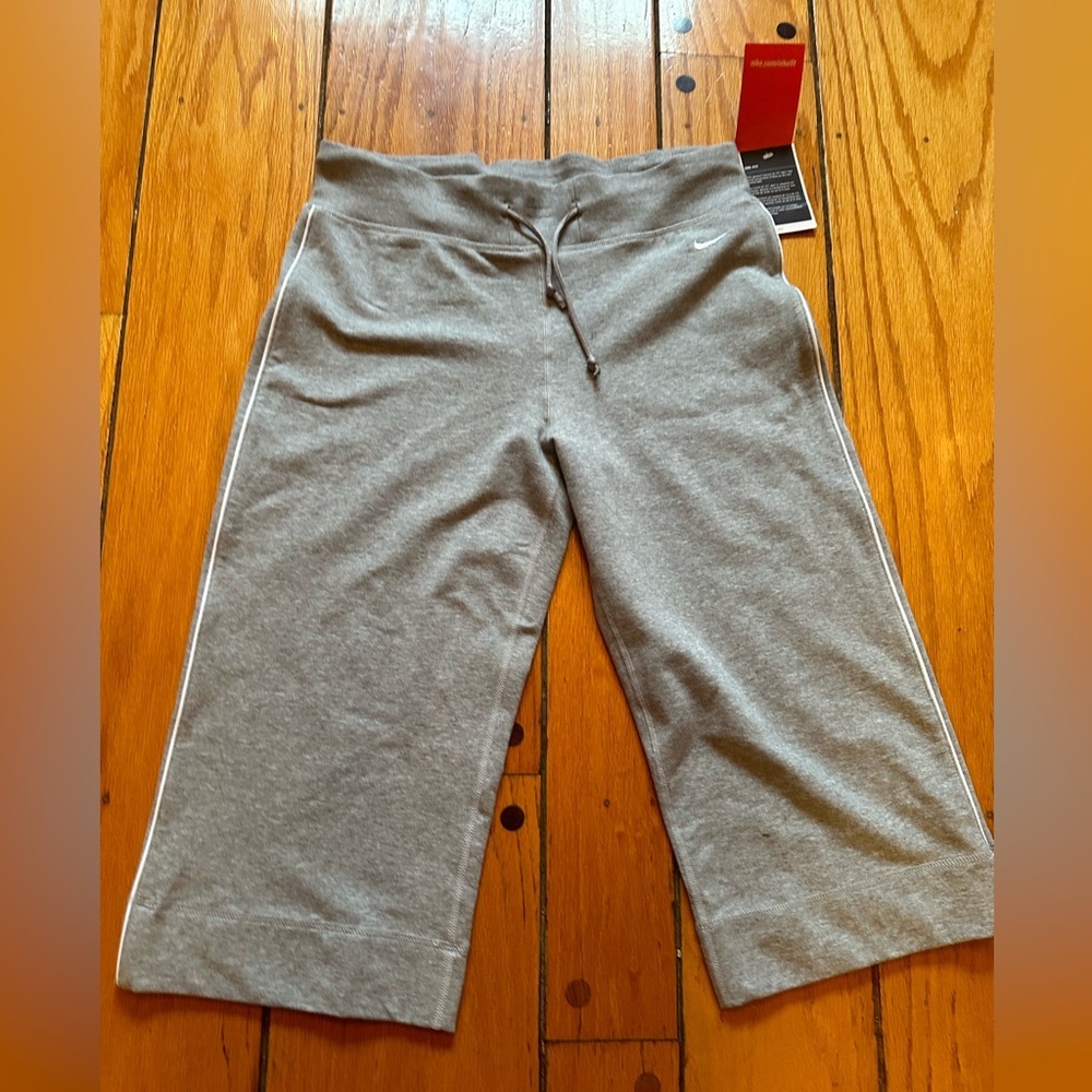 Nike Women’s cotton shorts, new with tags, size Medium, wide leg, comfortable!